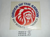 Order of the Arrow MGM Indian Logo 5" Sticker