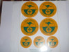1987-1988 World Jamboree Sheet of Stickers