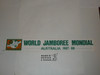 1987-1988 World Jamboree Bumper Sticker