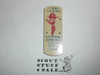 1950 National Jamboree Neckerchief Slide, I was there, holes to add cord to make slide