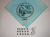 Camp Kern 1970 STAFF  Neckerchief, Southern Sierra Council, lite use