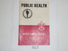 Public Health Merit Badge Pamphlet, Type 5, Red/Wht Cover, 6-49 Printing