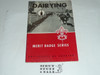 Dairying Merit Badge Pamphlet, Type 6, Picture Top Red Bottom Cover, 2-54 Printing