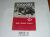 Zoology  Merit Badge Pamphlet, Type 6, Picture Top Red Bottom Cover, 9-55 Printing