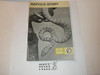 Reptile Study Merit Badge Pamphlet, Type 8, Green Band Cover, 3-74 Printing