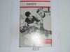 Safety Merit Badge Pamphlet, Type 9, Red Band Cover, 11-86 Printing