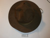 Official Boy Scout Campaign Hat (Smokey the Bear hat), size 6 5/8, some wear and has 2 holes