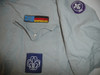 1999 World Jamboree German (?) Contingent Boy Scout Uniform Shirt, Size 41-42