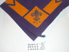 BSA National Supply Troop Neckerchief, Triangle, Purple/Orange