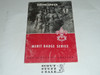 Hiking Merit Badge Pamphlet, Type 6, Picture Top Red Bottom Cover, 5-64 Printing
