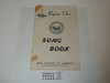 1953 National Jamboree Region One 1 Song Book