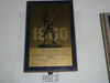 1960 Onward for God and My Country National Recognition Standing Bookshelf Ornament