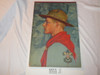 Norman Rockwell, Our Heritage, 10" x 15" Lined Pad, Unused, Vibrant Colors, 1930's