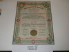 1929 Boy Scout Troop Charter, 5 year Veteran Troop