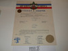 1954 Boy Scout Troop Charter, February, 20 Year Veteran Troop