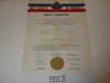 1961 Cub Scout Pack Charter, November, BSA 50th Anniversary