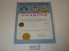 1974 Cub Scout Pack Charter, March, 10 year veteran pack