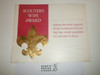 1982 Scouter's Wife Award Certificate, Unpresented