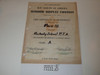 1952 CBAC Anniversary Week Window Display Certificate, presented