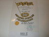1960 Los Angeles Area Council BSA 50th Anniversary Celebration Certificate