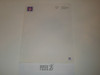 Western Los Angeles County Council Stationary, unused