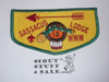 Order of the Arrow Lodge #10 Sassacus s21a Flap Patch - Boy Scout