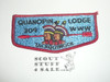 Order of the Arrow Lodge #309 Quanopin s3 Flap Patch