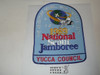 1989 National Jamboree JSP - Yucca Council Contingent Jacket Patch