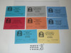 1989 National Jamboree Group of 30 National, Youth and Regular Staff Meal Tickets