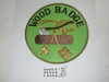 Wood Badge Axe/Log Staff Jacket Patch, three beads