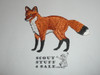 Wood Badge Standing Fox Patch, orange, 4 1/2"