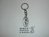 Wood Badge Owl Patrol Pewter Key Ring - Scout