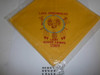 Lake Arrowhead Scout Camps, STAFF Neckerchief, Gold