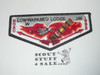Order of the Arrow Lodge #191 Lowwapaneu s4 1992 NOAC Delegate Flap Patch - Scout
