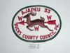 Order of the Arrow Lodge #351 Ajapeu x6 Oval Patch, lite use