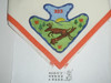 Order of the Arrow Lodge #323 Arrowhead p1a Pie Neckerchief Patch on piped neckerchief