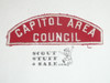 Capitol Area Council Red/White Council Strip