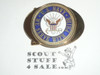 United States Navy 24k Gold Plate Belt Buckle, New in Bag, variety #2