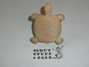 Turtle Carved Wood Neckerchief Slide