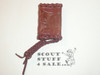 Tooled Leather and Lanyard Neckerchief Slide
