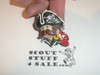 Pirate Plaster Neckerchief Slide