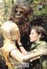 Star Wars Postcard, CP3O Leia Chewbacca, by Classico San Francisco #105-531