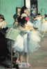 The Dance Class by Edgar Degas Painting Postcard by Classico SF #115-091