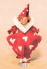 Jester in Heart Costume Postcard by Classico San Francisco #118-010
