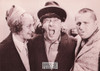 The Three Stooges Sepia Postcard by Classico SF/Ludlow #136-196 / FC196