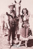 Roy Rogers & Dale Evans Sepia Postcard by Classico SF Ludlow Coll #136-260