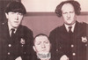 The Three Stooges Sepia Postcard by Classico SF/Ludlow #136-393