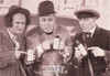 The Three Stoogies Black/White Postcard by Classico SF/Ludlow #136-459