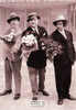 The Three Stoogies Black/White Postcard by Classico SF/Ludlow #136-505