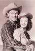 Roy Rogers & Dale Evans Black/White Postcard by Classico SF/Ludlow #136-520